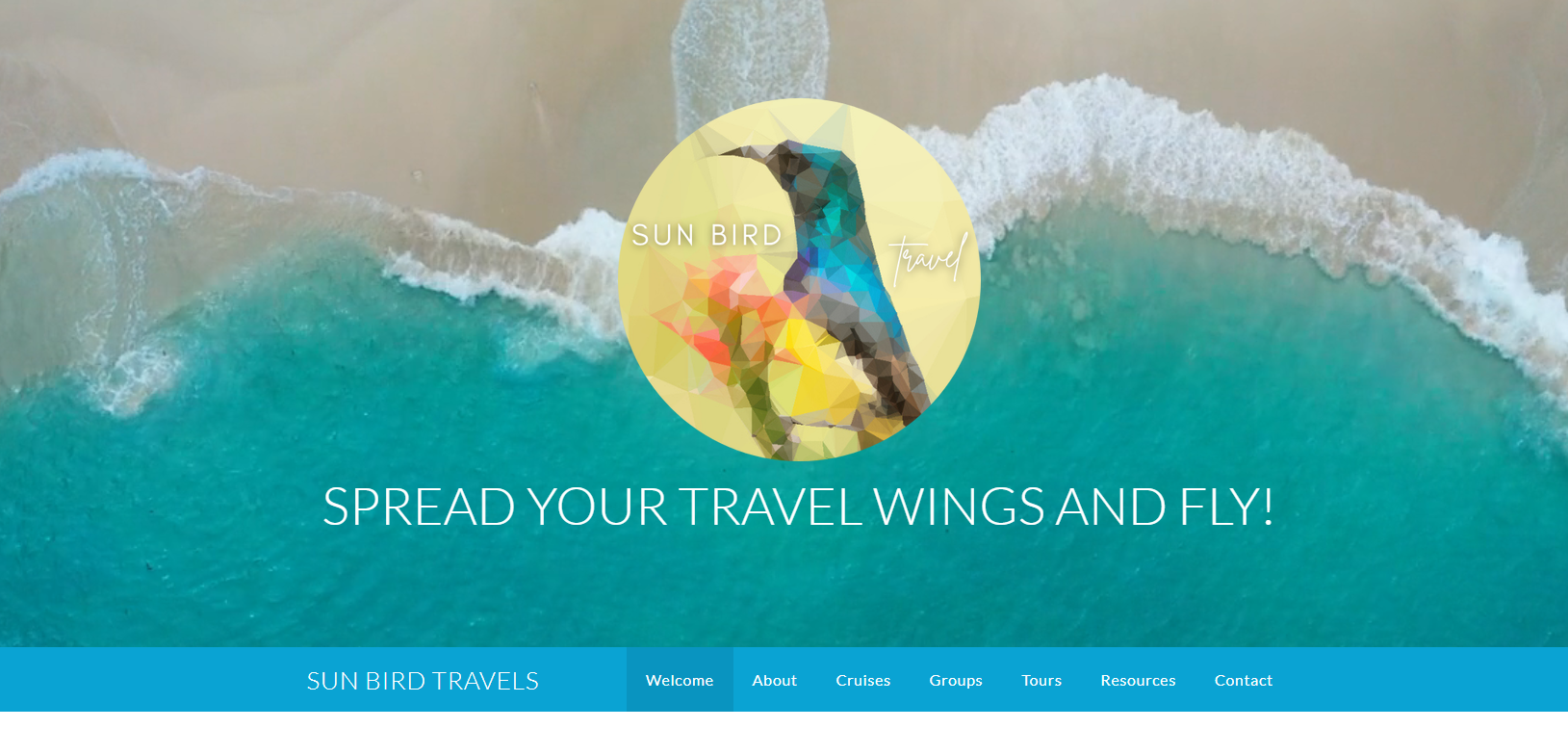 sunbird travels homepage image